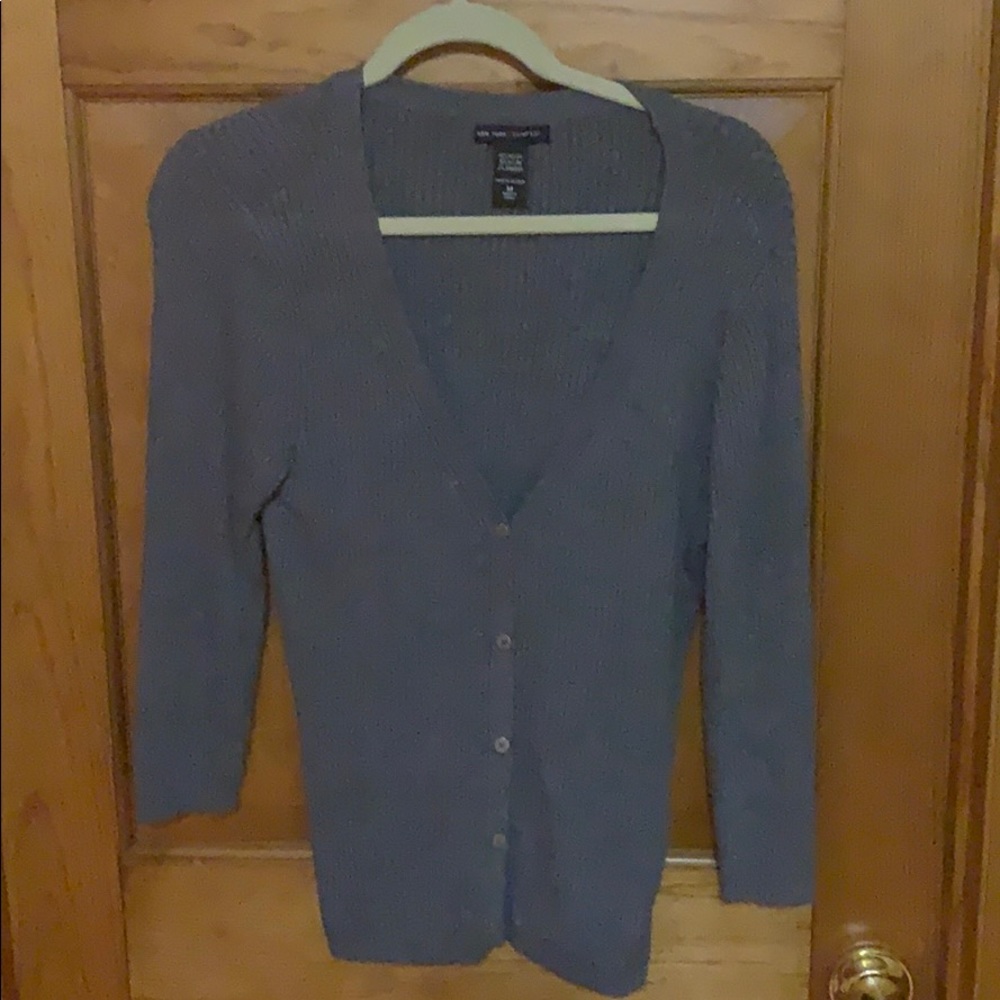 New York & Company Grey Cardigan